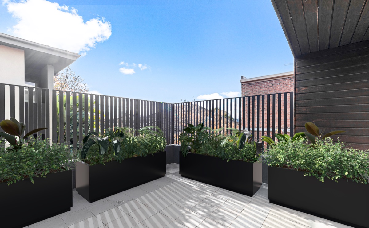 Easy Line sötétszürke Iron Planter